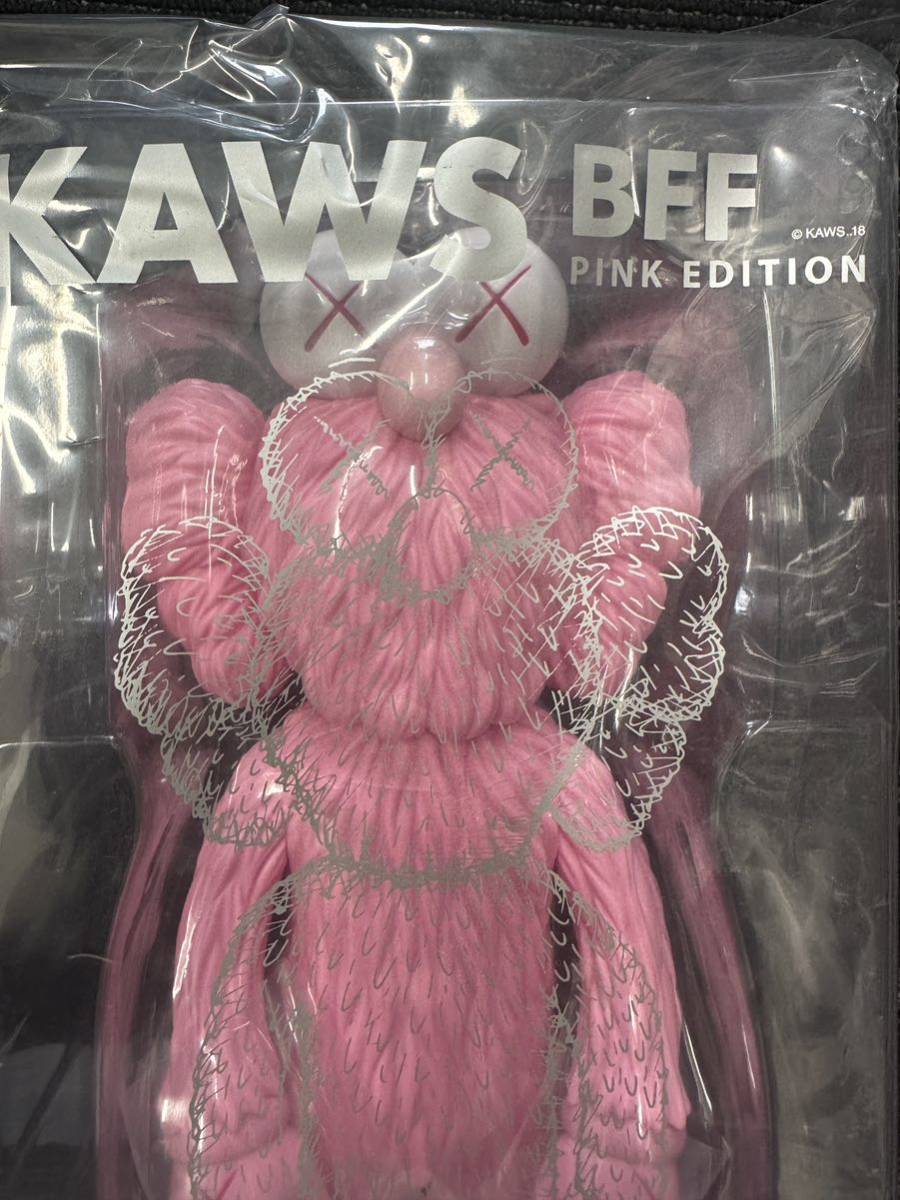 MEDICOM TOY メディコムトイ ×KAWS BFF OPEN EDITION PINK フィギュア ピンク 新品未使用 カウズ ベアブリック_画像3