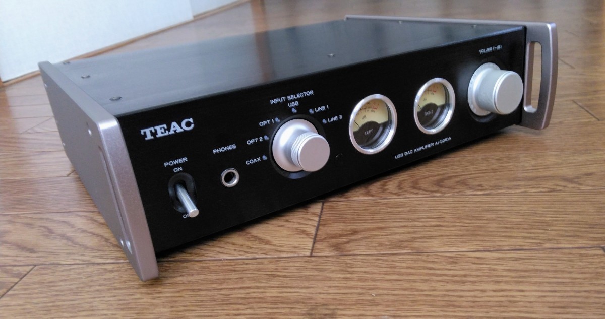 最終値下げ　TEAC AI 501 DA プリメインアンプ USB DAC BLACK ティアック　_画像4