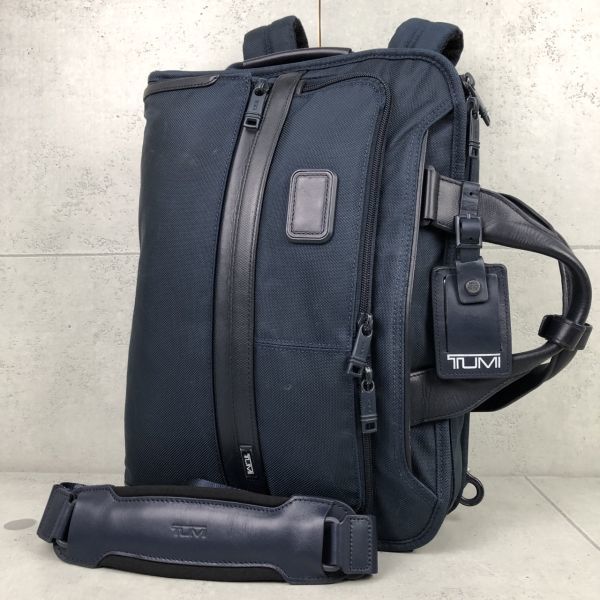 美品 現行品】 TUMI トゥミ 2603182NVS3E ALPHA3 SHIPS 別注 3way