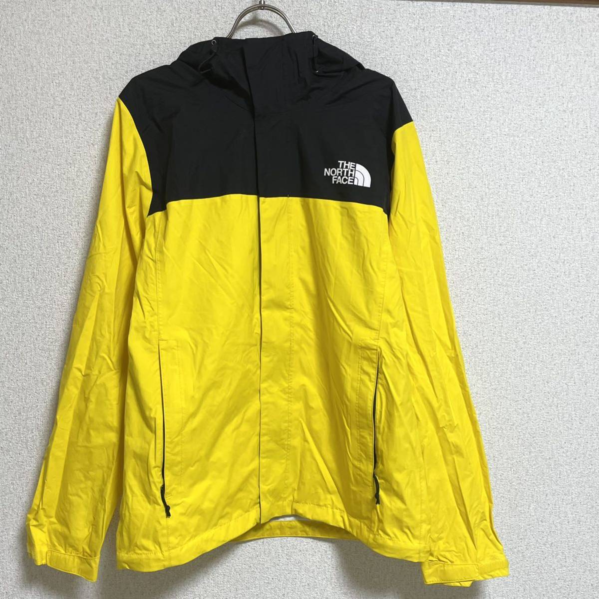 ノースフェイス THE NORTH FACE マウンテンパーカー ウィンドブレーカー アウトドアブルゾン ジップアップフーディ イエロー サイズSP ＊40_画像1