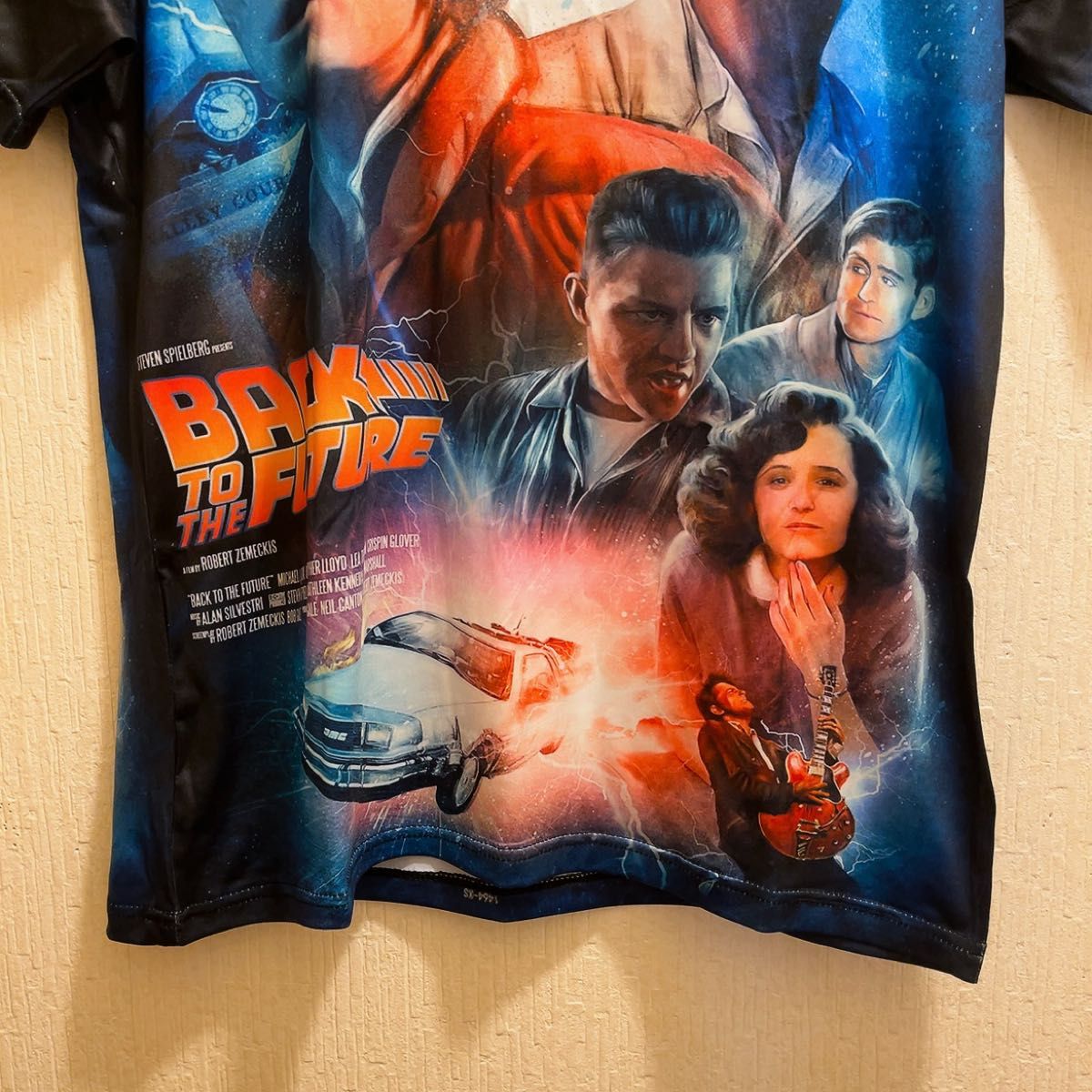 新品★ブラック★Back to the Future Tシャツ★ユニセックス★M★他フリマでもセール中★現品限★特別値下★最終値下