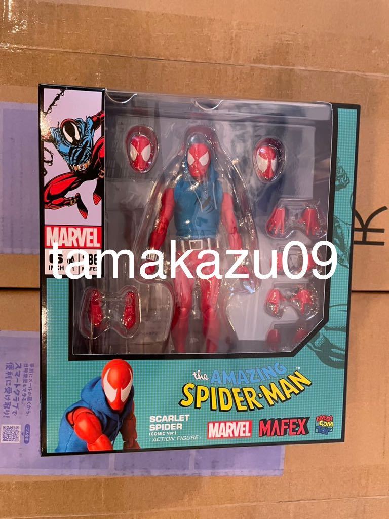 新品 MEDICOM TOY MAFEX No.186 SCARLET SPIDER COMIC Ver