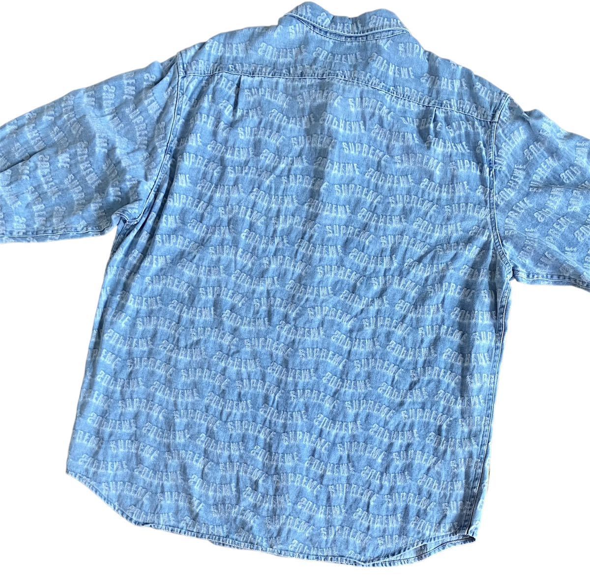 入手困難】SUPREME デニムシャツ XL 総柄 シュプリーム 極希少品 入手困難】SUPREME デニムシャツ XL 総柄 シュプリーム 極希少品