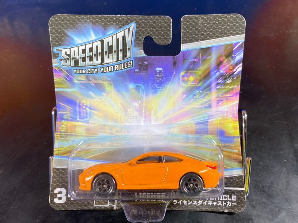 WELLY Welly LEXUS RC F Lexus SPEED CITY 1/60 1/64 orange 