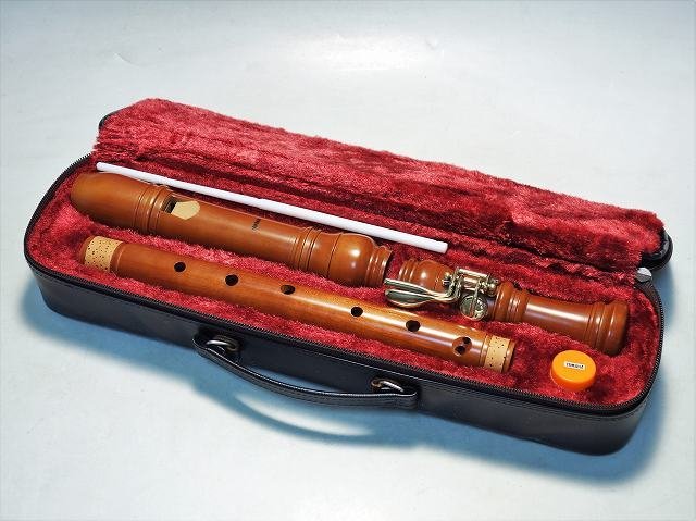 K07176【YAMAHA ヤマハ】テナーリコーダー メープルシリーズ バロックシステム 木製 管楽器 ケース付き 現状品 JChere雅虎拍卖代购
