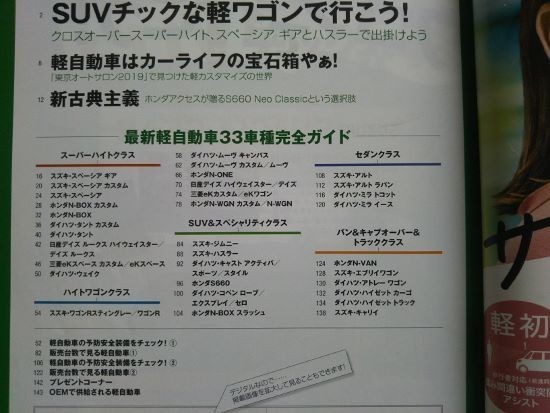 ★2019年 軽自動車のすべて★モーターファン別冊★SUVチックな軽ワゴンで行こう 最新33車種徹底ガイド！★の画像2