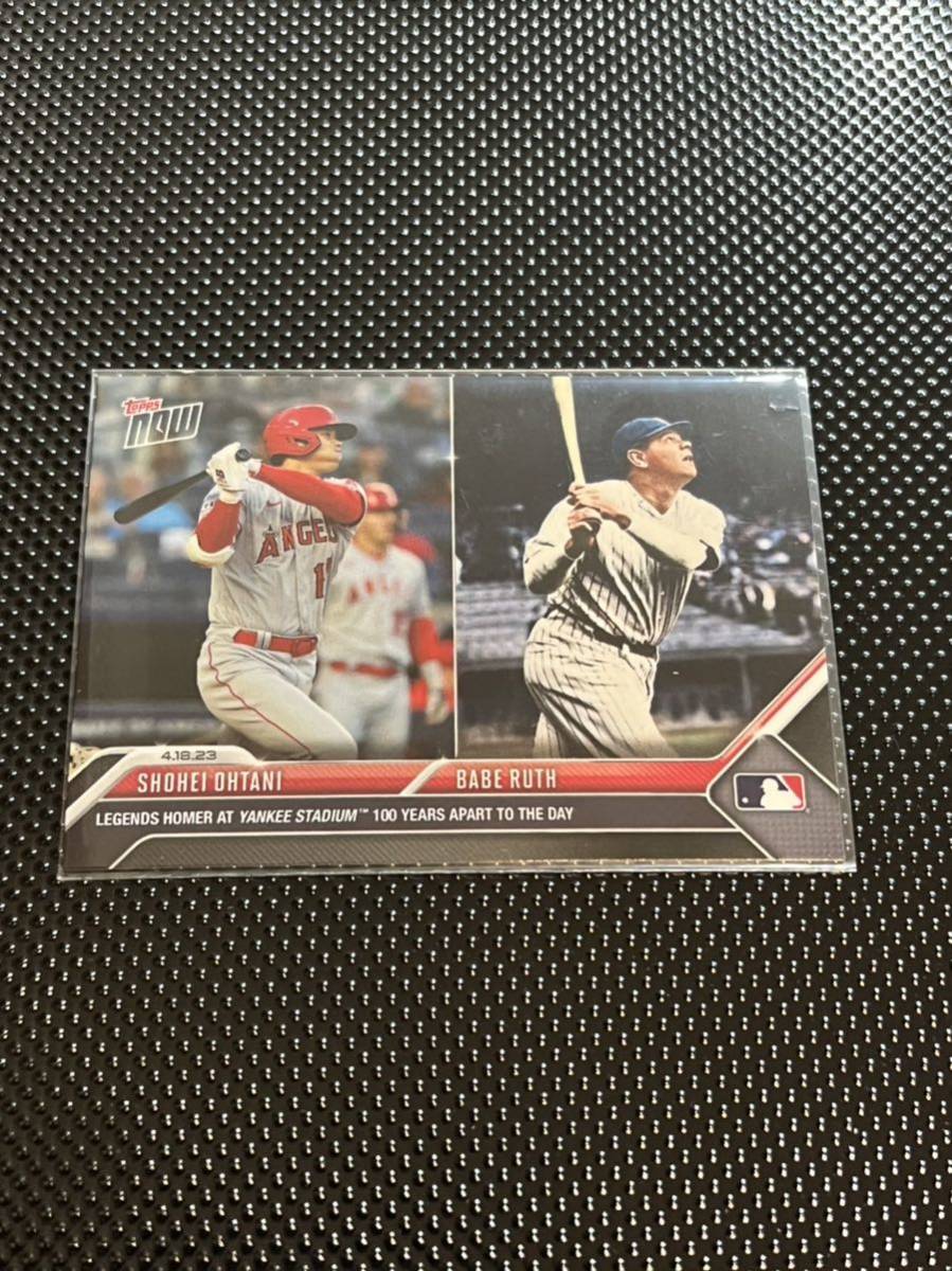 大谷翔平 ベーブ・ルース Topps Now #143 二刀流 Shohei Ohtani Babe