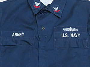 CO3米軍実物NAVYアメリカ古着カバーオール42ビッグサイズUSNパッチ付き