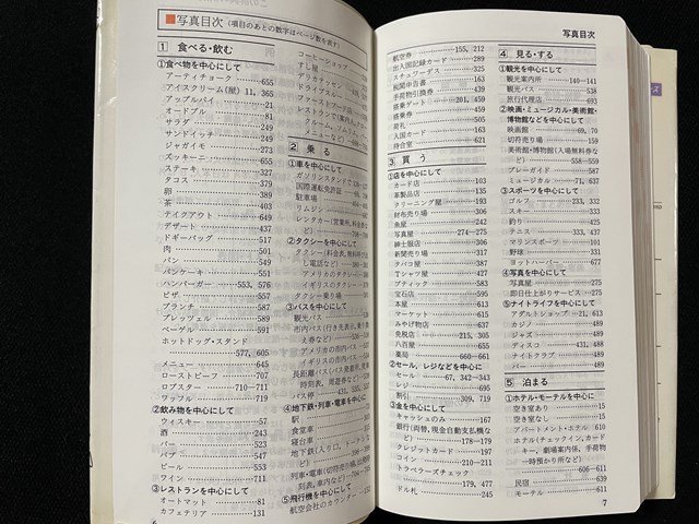 ｊ◎*　トラベル英会話辞典　1992年初版第11刷　学習研究社/B09_画像2