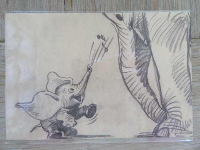 THE ART OF DISNEY [アートオブディズニー] ダンボ Dumbo ジャンボ (1941) コンセプトアート ポストカード_画像1