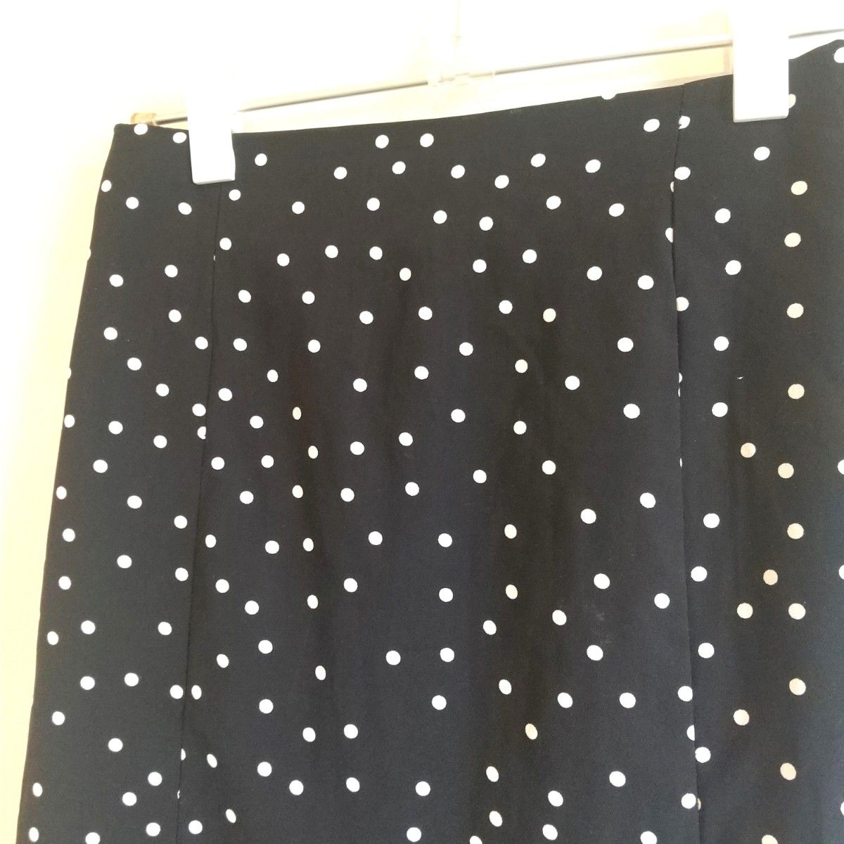 【ABI TOKYO】定価4700円  マーメイドスカート　黒ドット　Ｌ ロングスカート