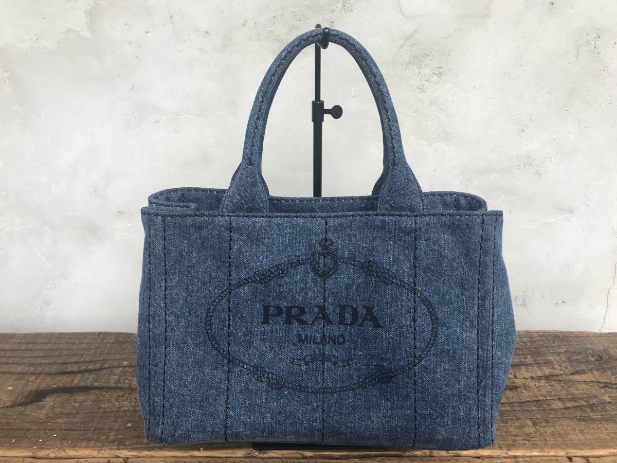 っかり PRADA - カナパ デニム プラダ バッグの通販 by たっく｜プラダならラクマ カードはし - shineray.com.br