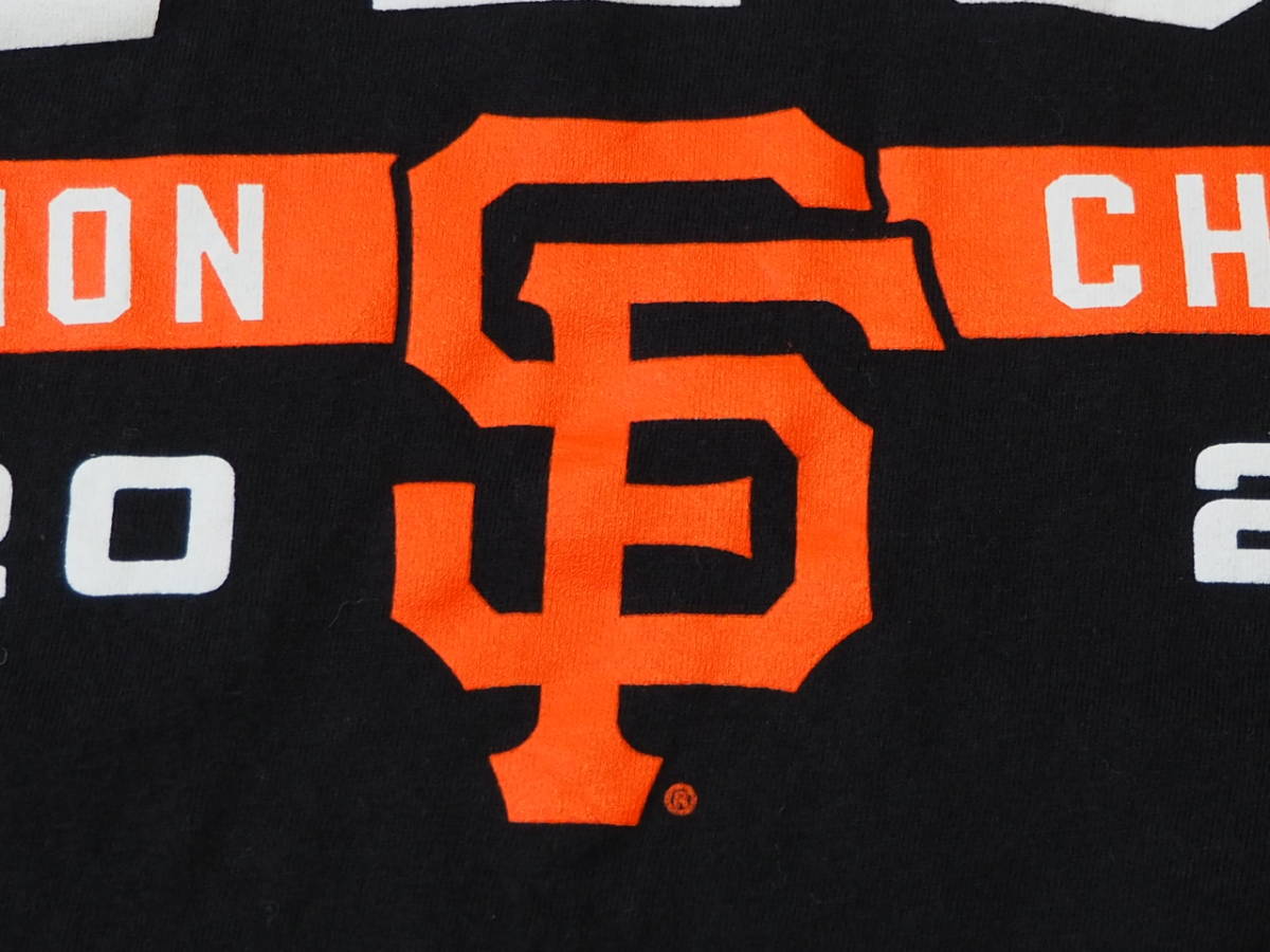 ☆送料無料☆ Fanatics USA直輸入 古着 MLB メジャーリーグ SAN FRANCISCO GIANTS サンフランシスコ・ジャイアンツ Tシャツ メンズ L 中古_画像5