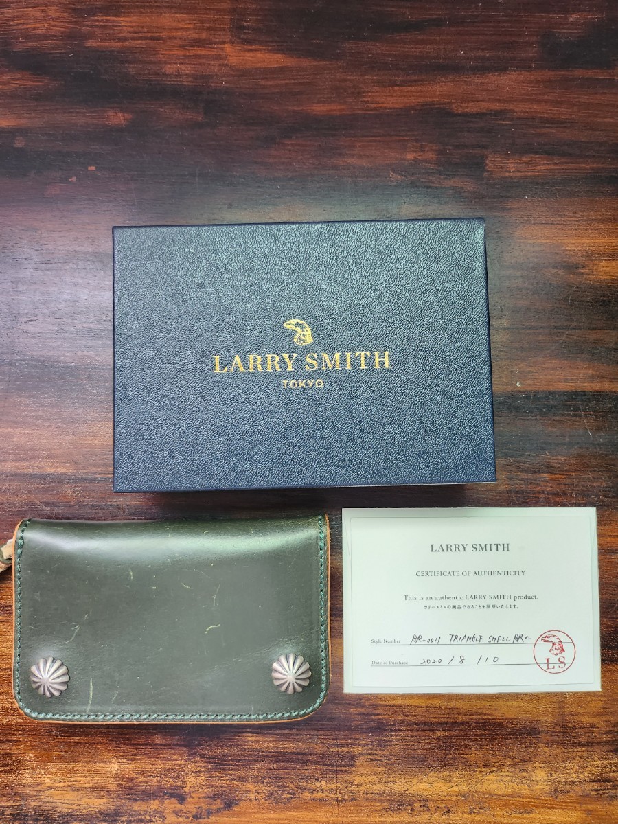 LARRY SMITH ラリースミス トラッカーウォレットS/ U.K SADDLE SHELL