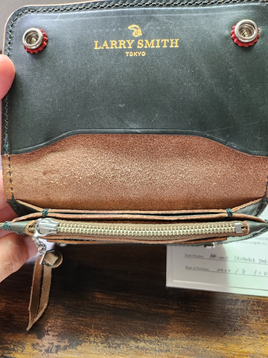 LARRY SMITH TRUCKERS WALLET S ブラウン