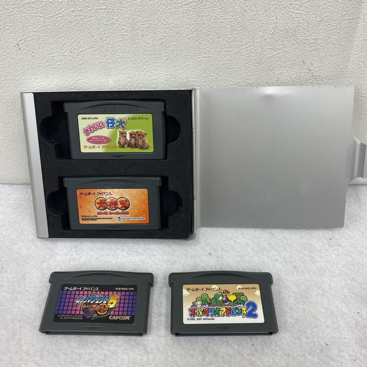 M425-△ ◎ GBA ゲームボーイアドバンス ソフト 4本セット ロックマン