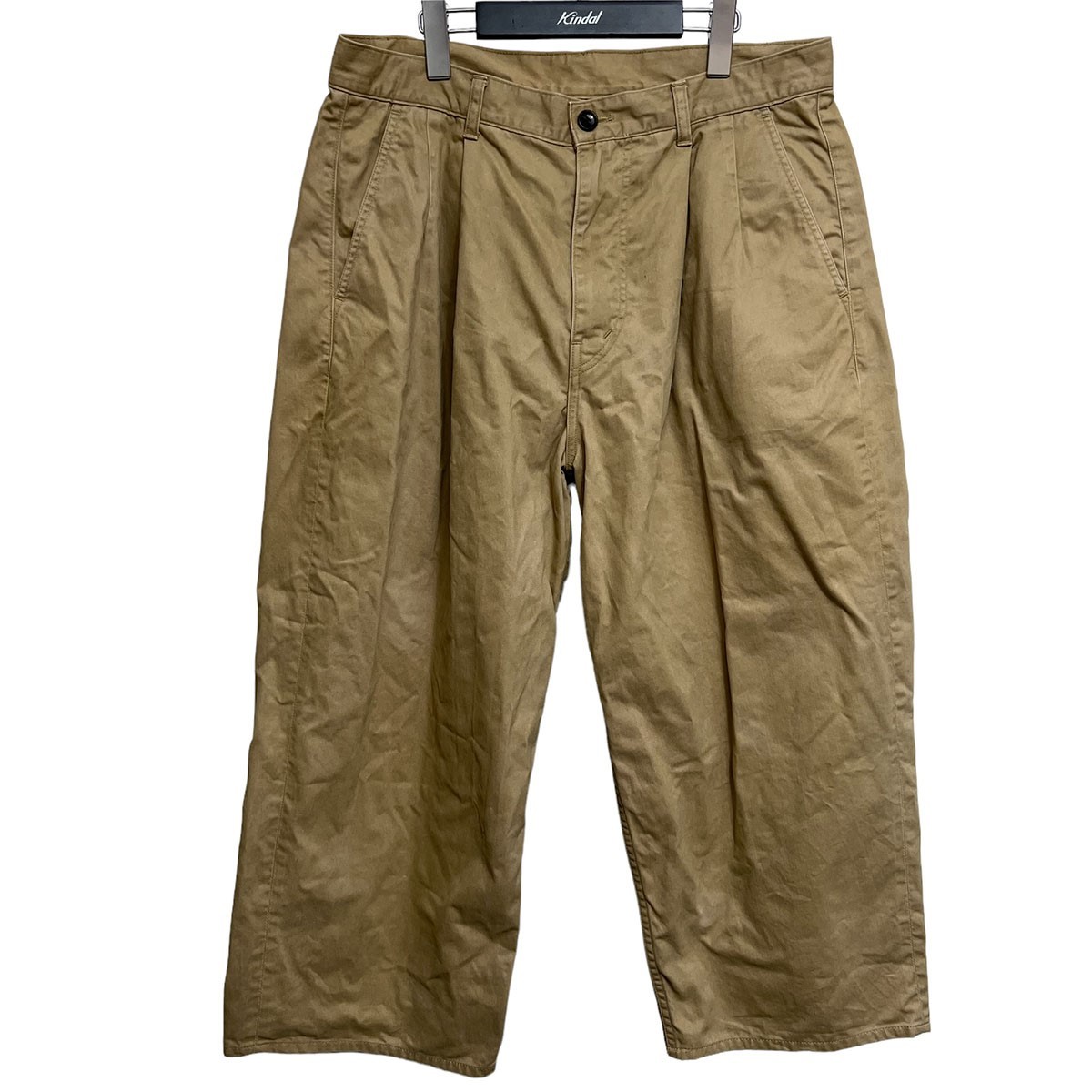 グラフペーパー Graphpaper　 Military cloth 2tuck pants 商品番号：8071000116185-071S-PAM