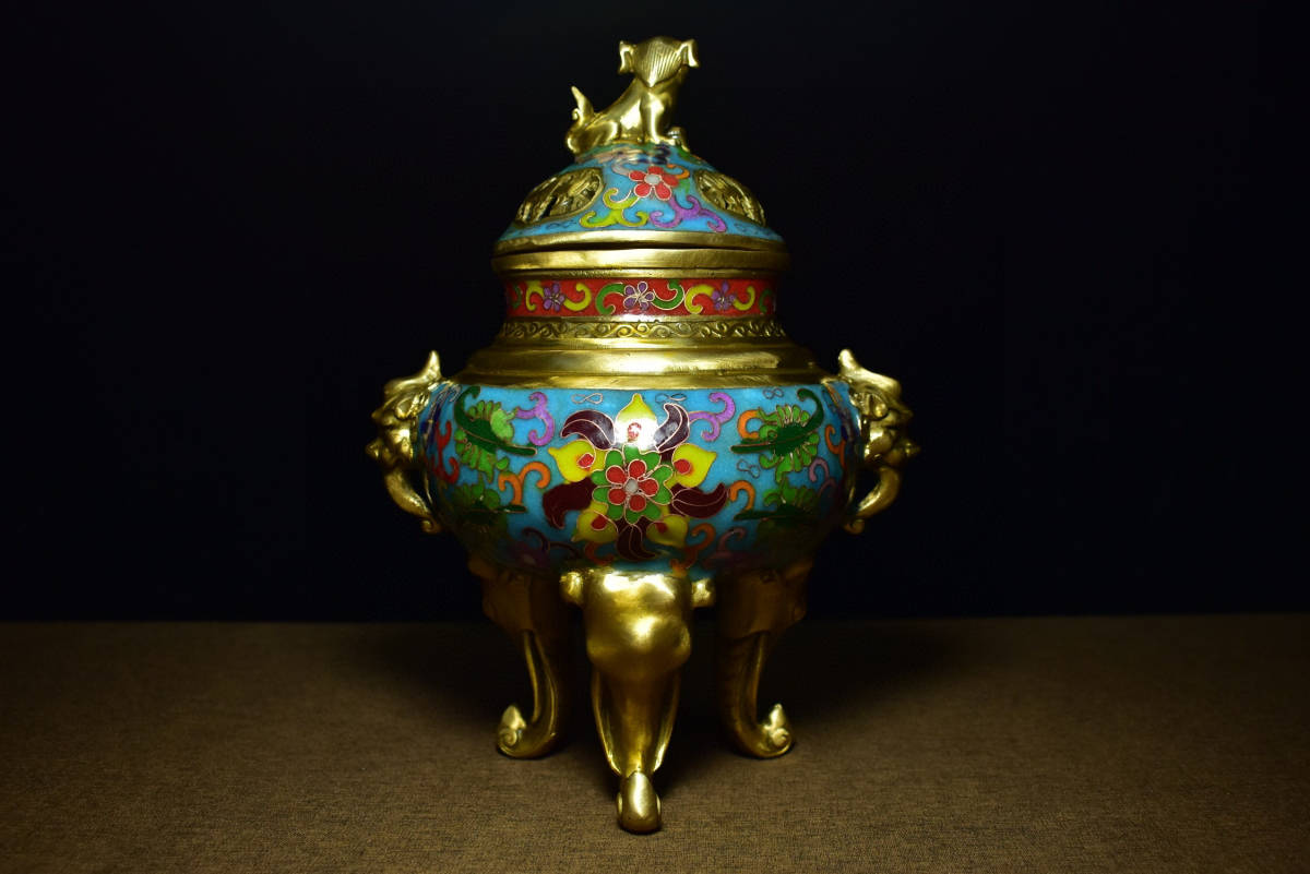 驚きの価格 景泰藍 黄銅製 『館蔵珍品 琺瑯彩 中国古美術 収蔵品 貴重