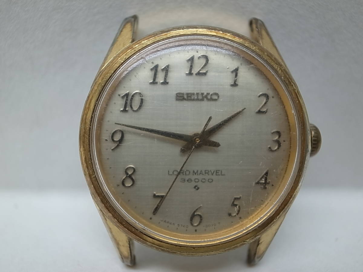 ◇ＳＥＩＫＯ　セイコー　ロードマーベル3600　可動　国産初のハイビート時計　金色　　レターパック370_画像1