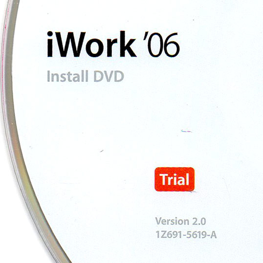 [ including in a package OK] iWork \'06 trial version # page layout soft [Pages] # pre zen soft [Keynote] etc. # Mac for soft 
