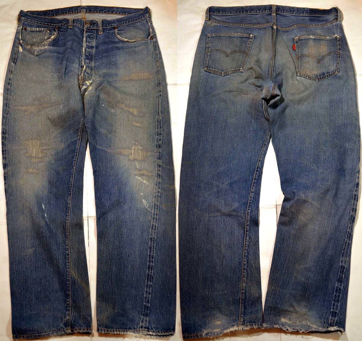 h216/LEVIS501 big E Vintage original big size 