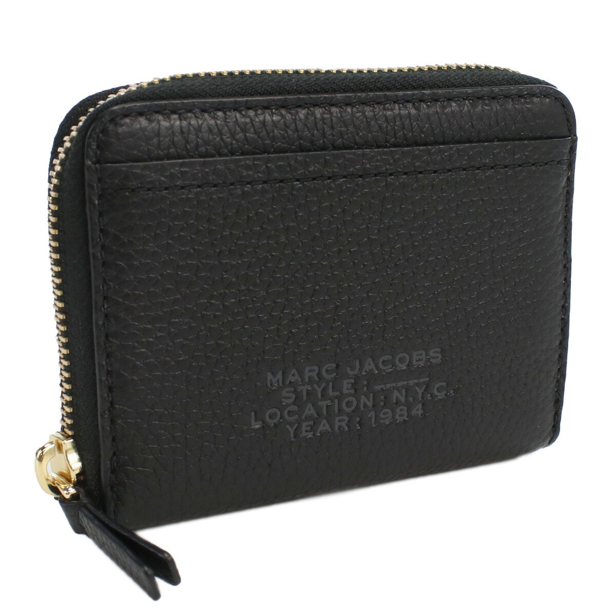 マークジェイコブス MARC JACOBS THE ZIP AROUND WALLET 小銭入れ ブランド ミニ財布 S134L01RE22 001 BLACK ブラック_画像1