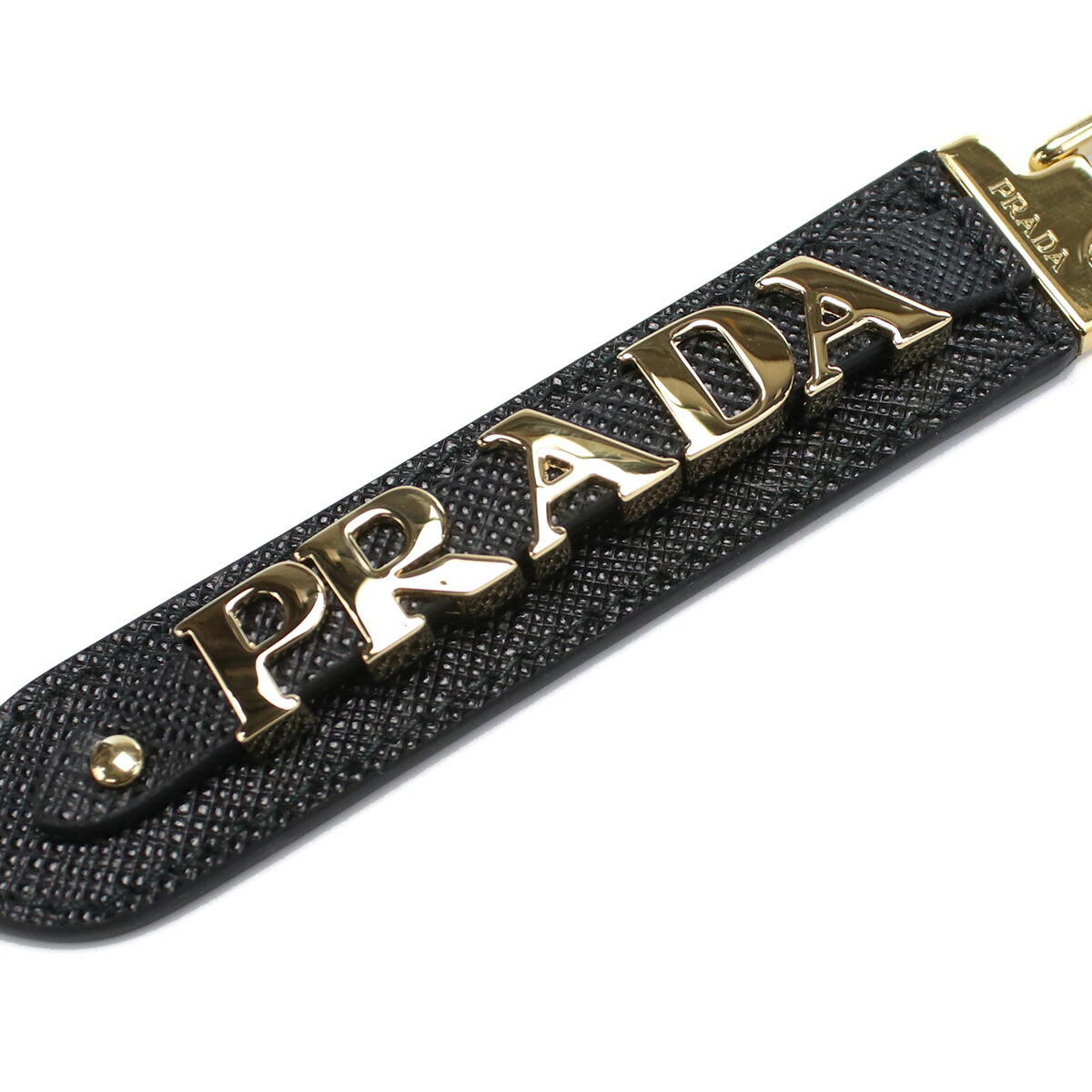  Prada PRADA key ring brand safia-no1PP067 053 F0002 NERO black 
