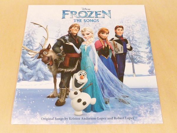  нераспечатанный дыра . снег. женщина . саундтрек LP OST Frozen The Songs Let It Go Kristen Anderson Lopez And Robert Walt Disney Disney аниме 