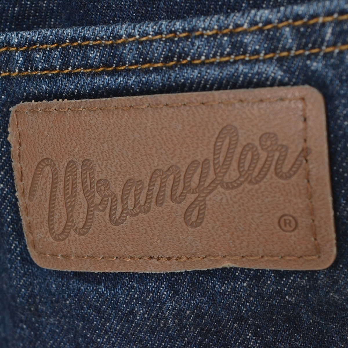 □409879 Wrangler ラングラー □ロールアップジーンズ ハイウエスト テーパード デニムパンツ サイズS レディース インディゴブルー_画像5