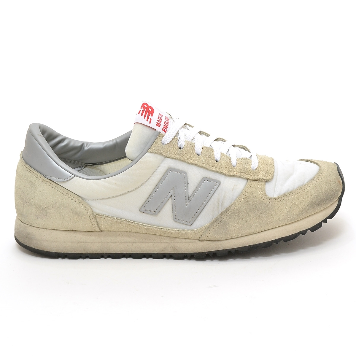 〇442382 NEW BALANCE ニューバランス ○スニーカー MNCWSV サイズUS10/28.0cm スウェード メンズ イングランド/英国製 ホワイト_画像4