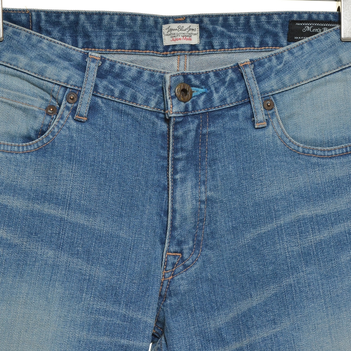 ●476667 JAPAN BLUE JEANS ジャパンブルージーンズ ●ストレッチデニムパンツ ジーンズ スリムストレート サイズL メンズ 日本製_画像5