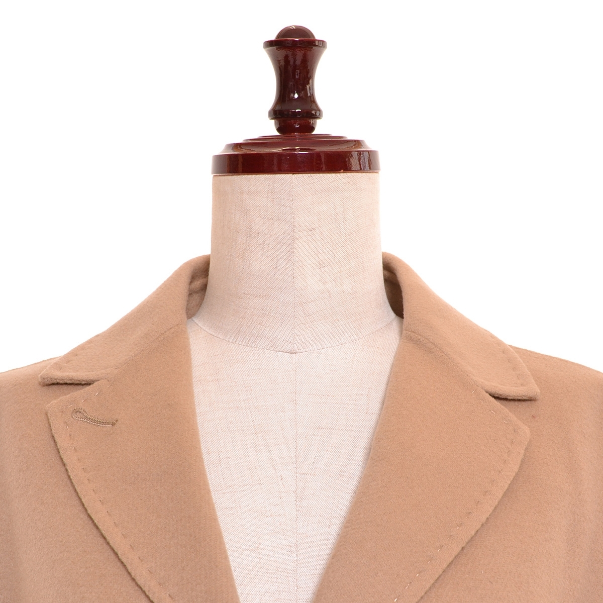 *468626 MaxMara Max Mara # jacket wool tailored jacket size 38 lady's beige 