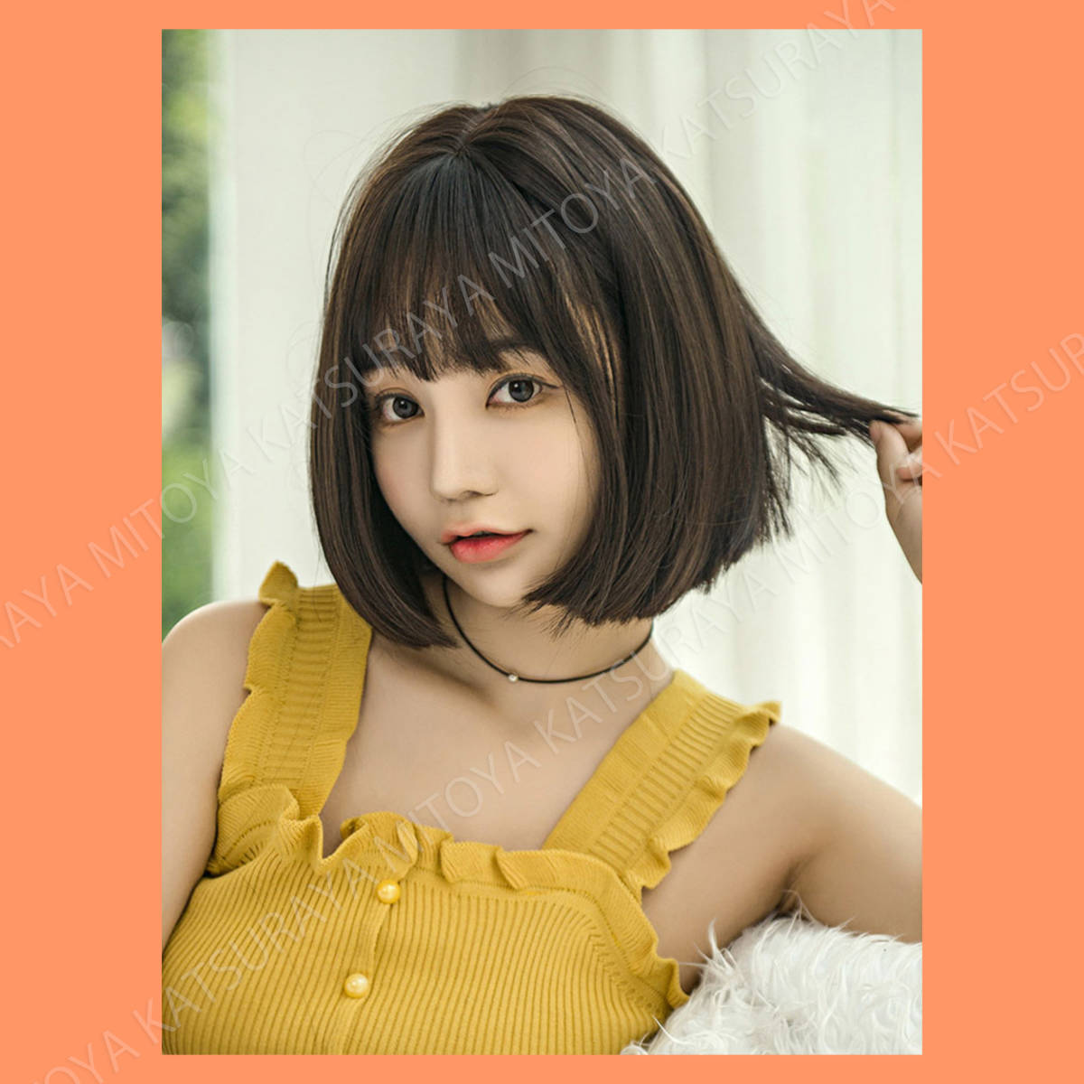 フルウィッグ ショートボブ ナチュラルブラック|PayPayフリマ