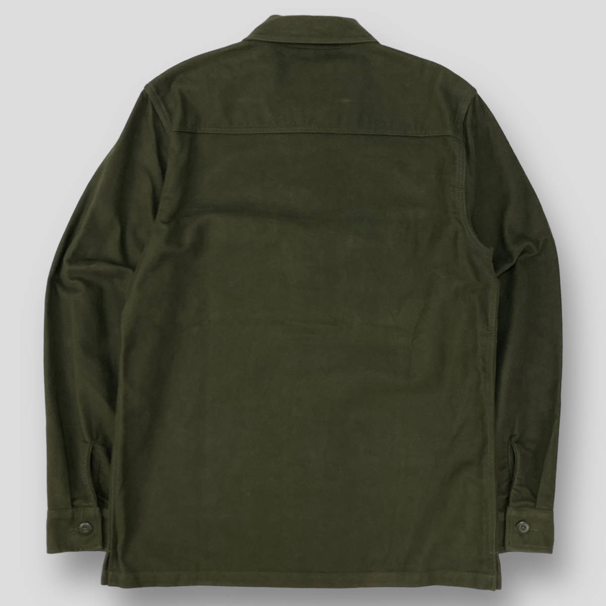 Supreme / シュプリーム 15AW Moleskin Army Shirt / モールスキンアーミーシャツ M SSM2235 OLIVE オリーブ 長袖 ワーク ミリタリー