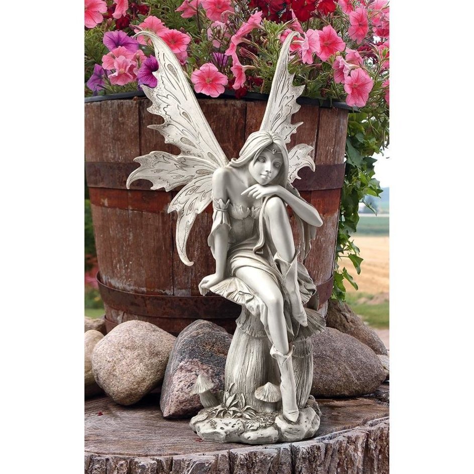 希望と夢の妖精 フェアリーガーデン彫像 庭園彫刻 アート工芸 新築祝い エントランス 玄関 贈り物(輸入品