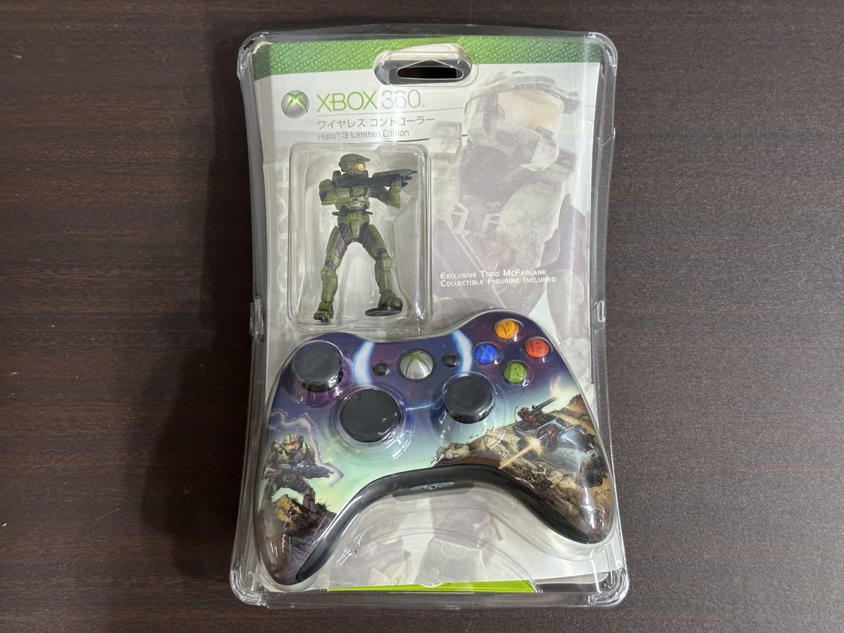 未使用品 Xbox 360 ワイヤレスコントローラー Halo 3 リミテッドエディション