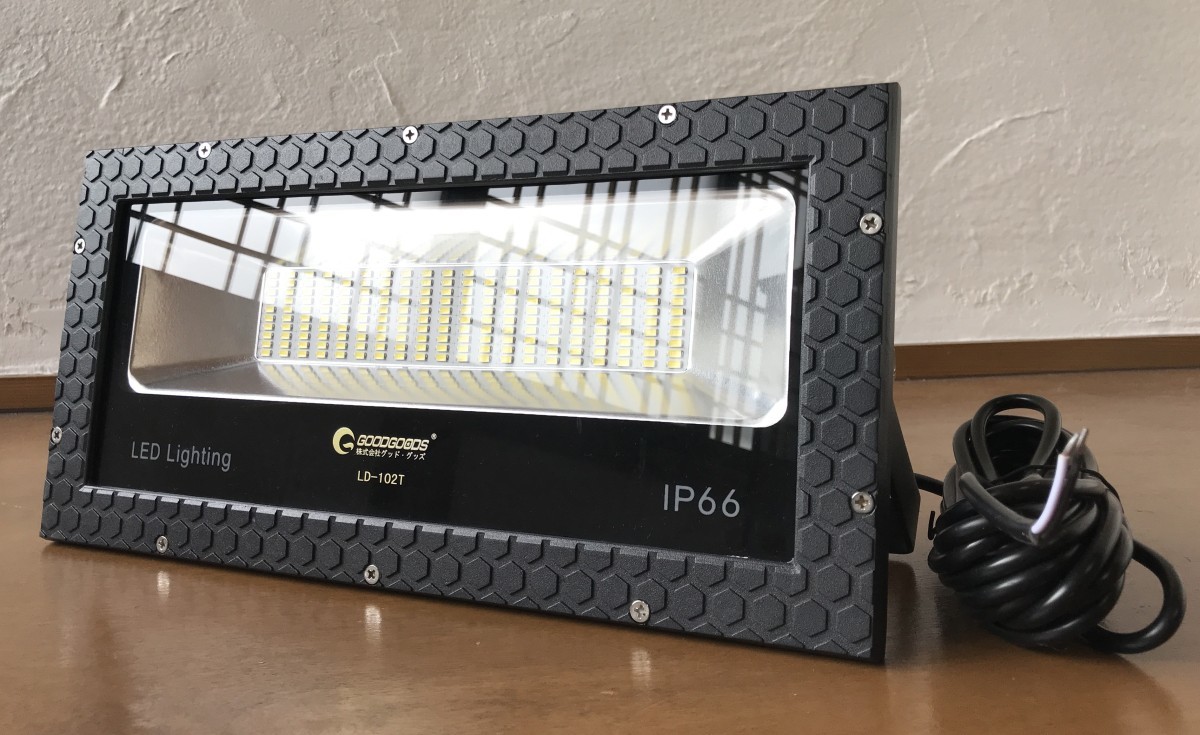 2022年新作 【未使用品】グッド・グッズ LED投光器 LD-102T GOODGOODS 14000ルーメン(昼光色) 投光器 2022年新作 【未使用品】グッド・グッズ LED投光器 LD-102T GOODGOODS 14000ルーメン(昼光色) 投光器