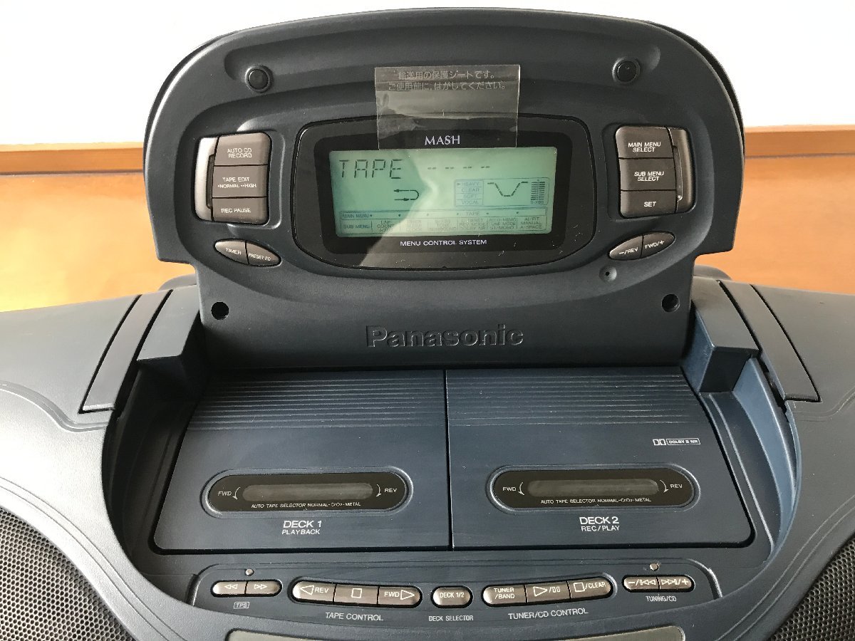 パナソニック/Panasonic RX-DT95 CDラジカセ ジャンク扱い パナソニック/Panasonic RX-DT95 CDラジカセ ジャンク扱い
