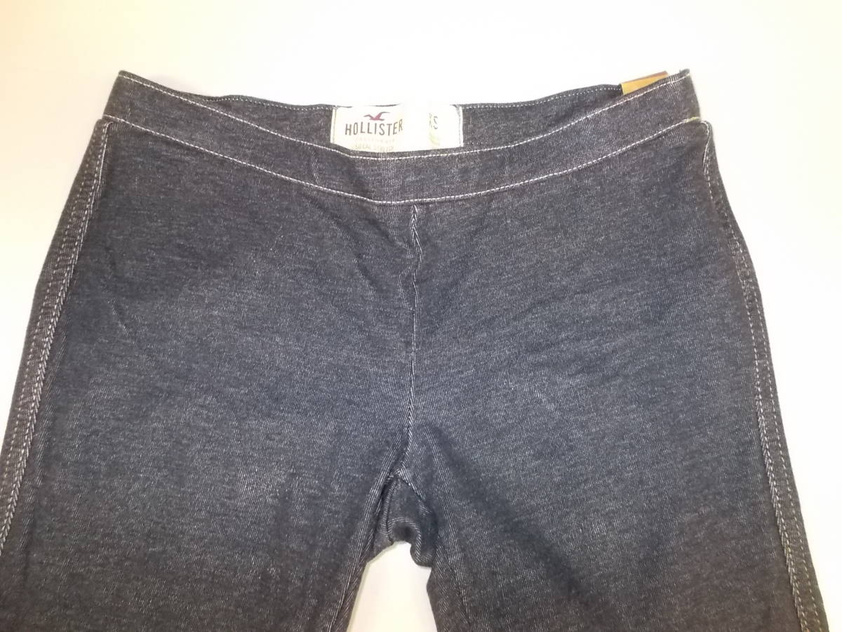 e268◆新品 HOLLISTER ロングタイツ◆XSサイズ タグ付未使用品 ホリスター スパッツ タイト 細身 ゆうパケット送料360円 4J_画像3