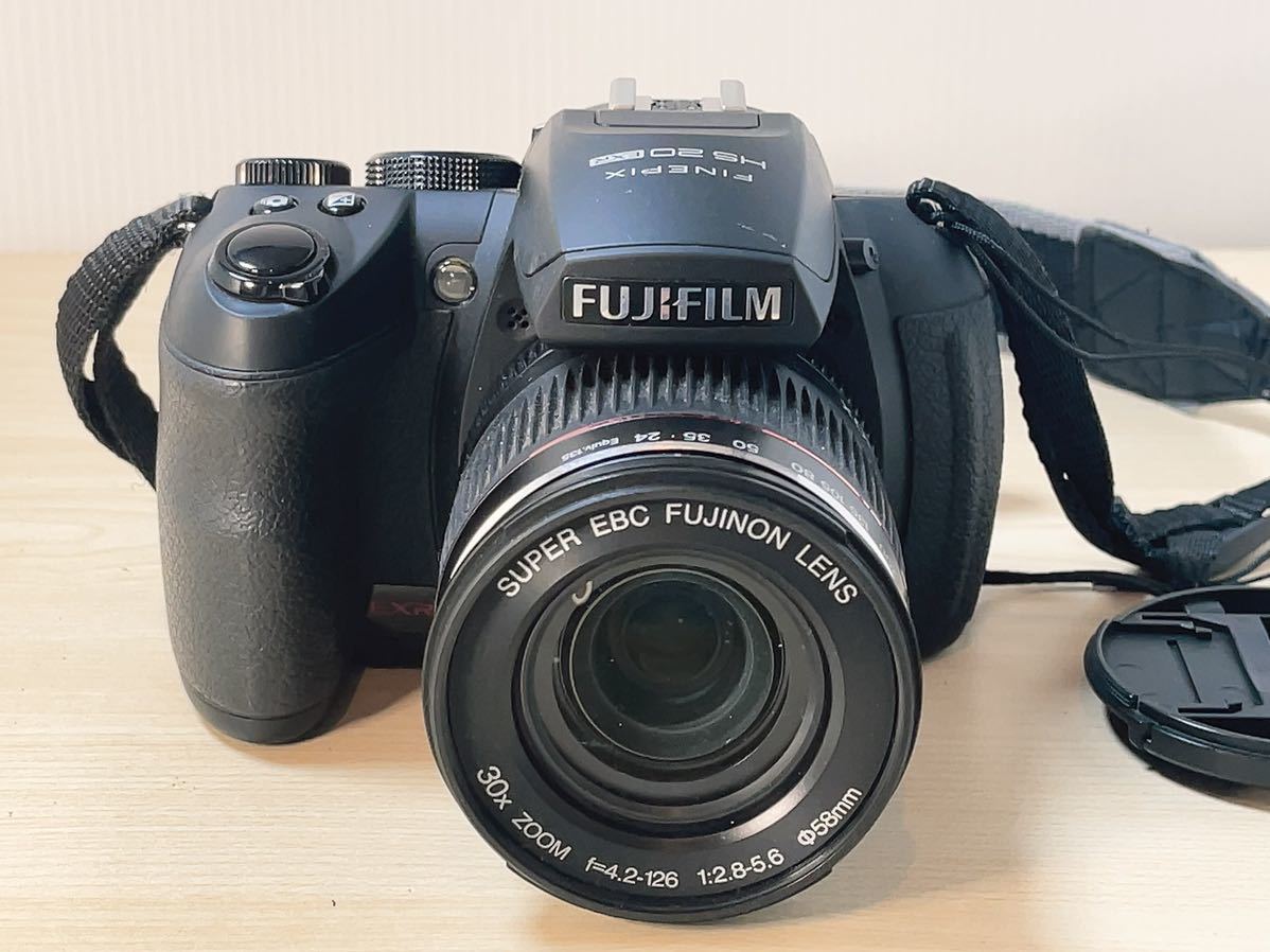 FUJIFILM 富士フィルム FinePix HS20-EXR デジタル カメラ レンズ 30倍 ズーム 高画質 1600万画素 通電確認済み　SY