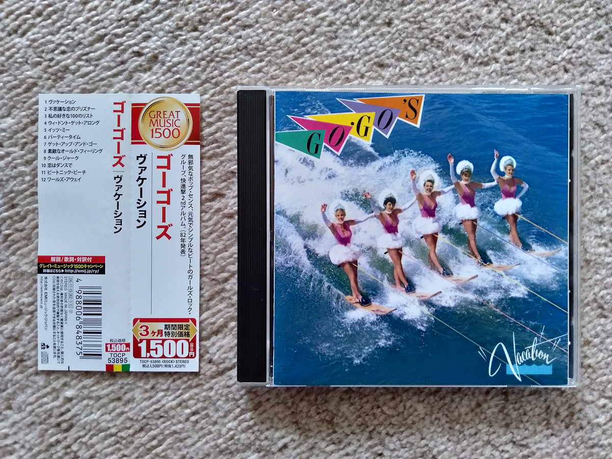 Go-Go's / Vacation 国内盤 帯付き ゴーゴーズ_画像1