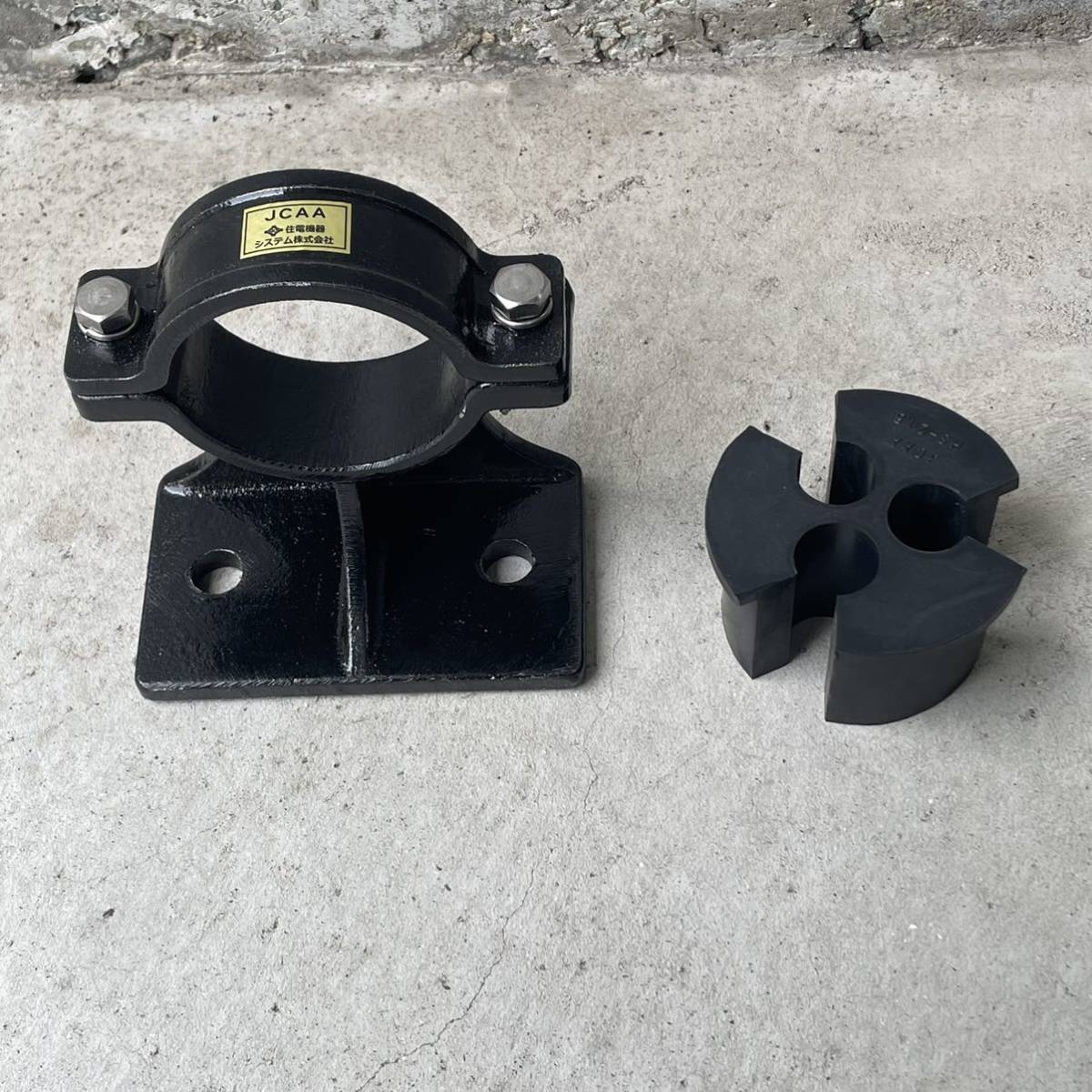  new goods unused goods cable bracket HD-35 + CVT rubber spacer terminal sectional pattern HS-21B
