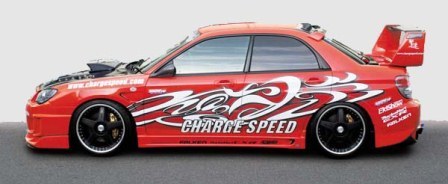 チャージスピード インプレッサ WRX GD# サイドステップ タイプ2 未塗装 CHARGE SPEED 撃速CHARGE SPEED 撃速チャージスピード_画像1