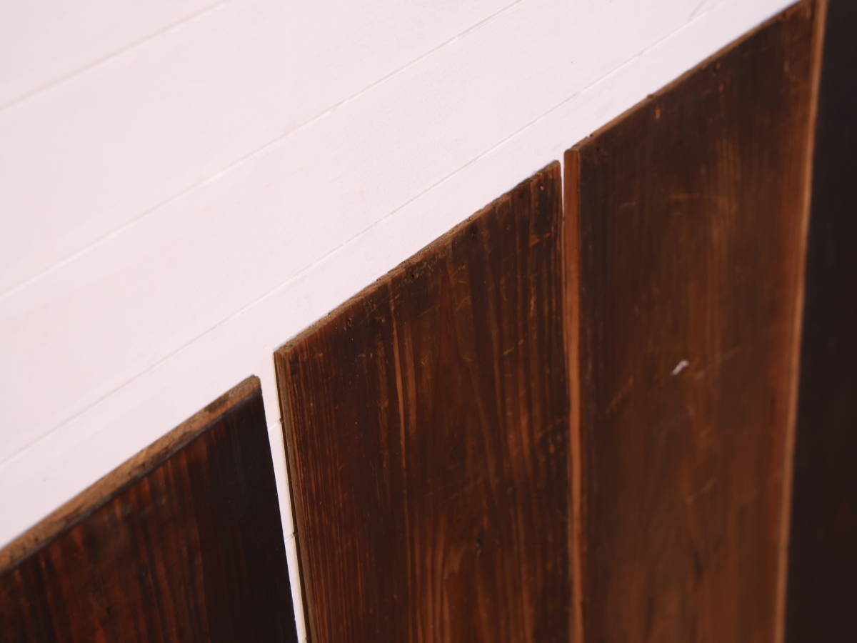 『古板 5枚セット(江戸期)』 No,374 杉 スギ 棚板 天板 古板 木工 時代物 アンティーク ヴィンテージ DIY_画像2