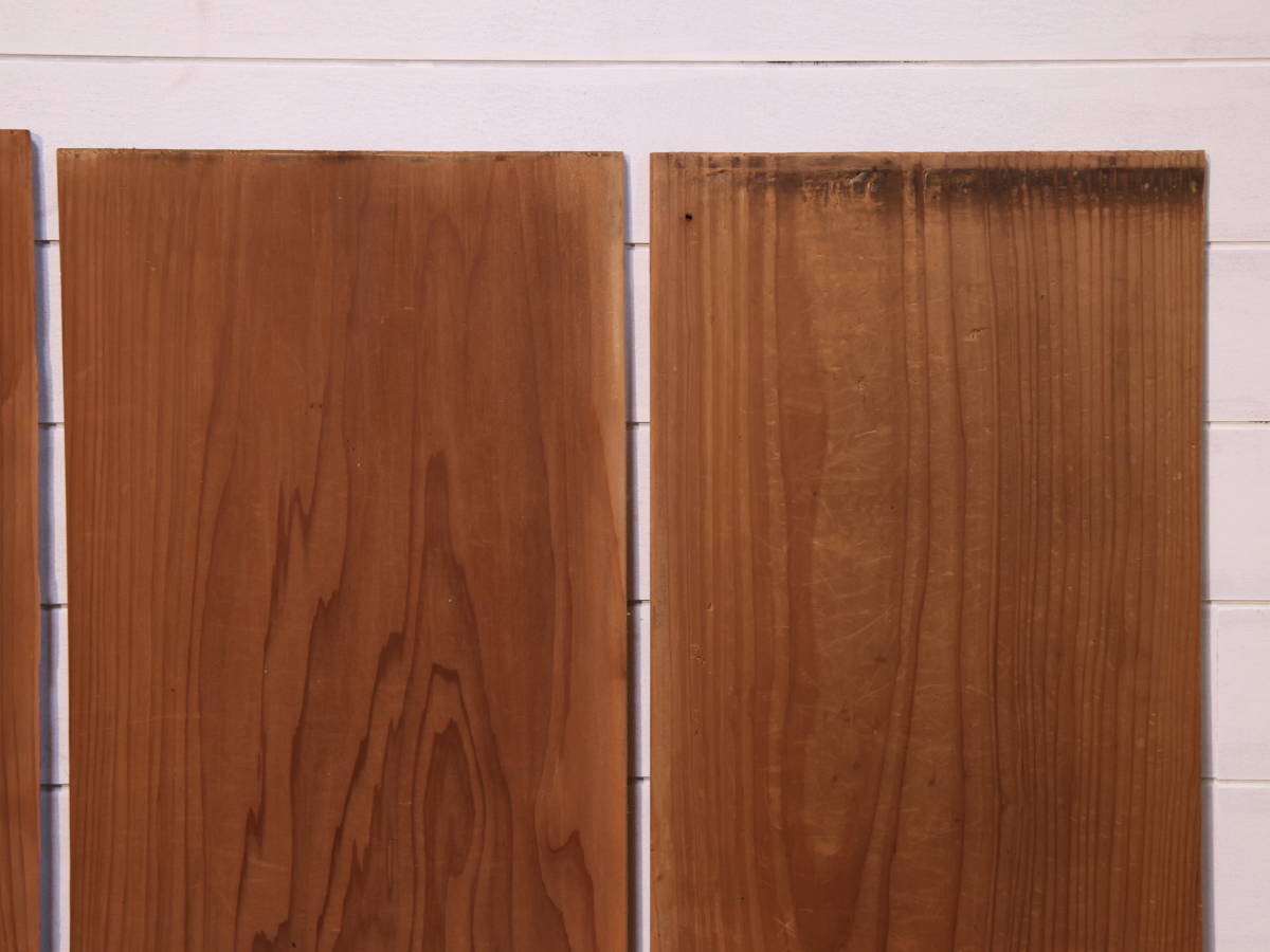 『古板 5枚セット(江戸期)』 No,374 杉 スギ 棚板 天板 古板 木工 時代物 アンティーク ヴィンテージ DIY_画像8