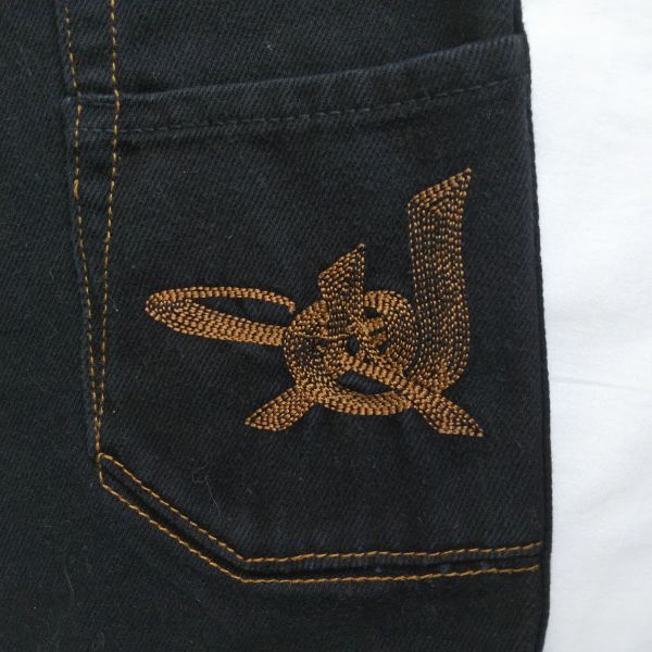 JNCO JEANS ハーフパンツ バギーショーツブラック W36ベトナム製 JNCO JEANS ハーフパンツ バギーショーツブラック W36ベトナム製