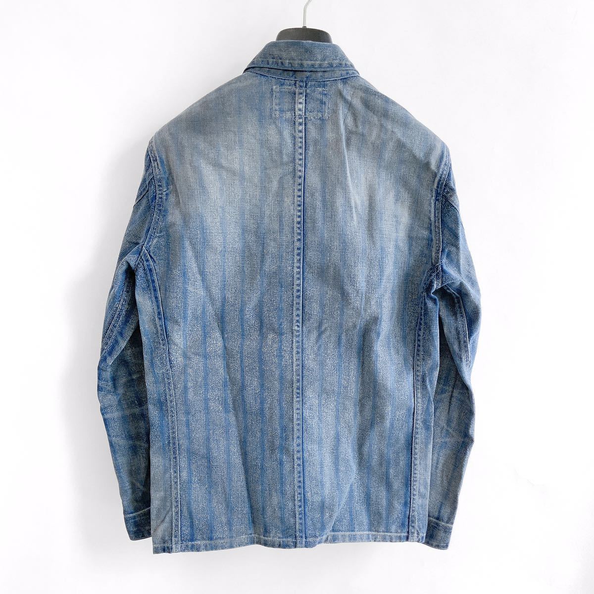 Yahoo!オークション - 23SS 新品 RRL インディゴ ストライプド Yahoo!オークション - 23SS 新品 RRL インディゴ ストライプド