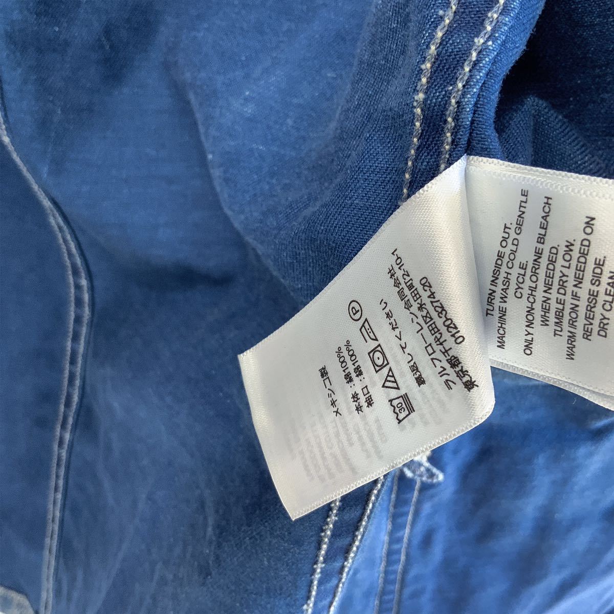 Yahoo!オークション - 23SS 新品 RRL インディゴ ストライプド Yahoo!オークション - 23SS 新品 RRL インディゴ ストライプド