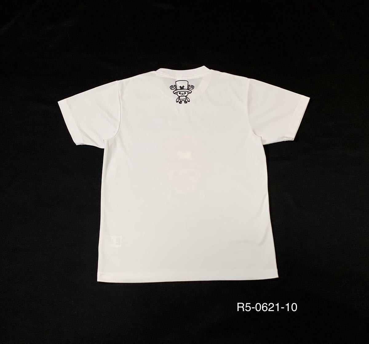 (未使用) IGNIO × ONE PIECE // iCOOL 半袖 CHOPPER プリント ドライ Tシャツ (白) サイズ S_画像2