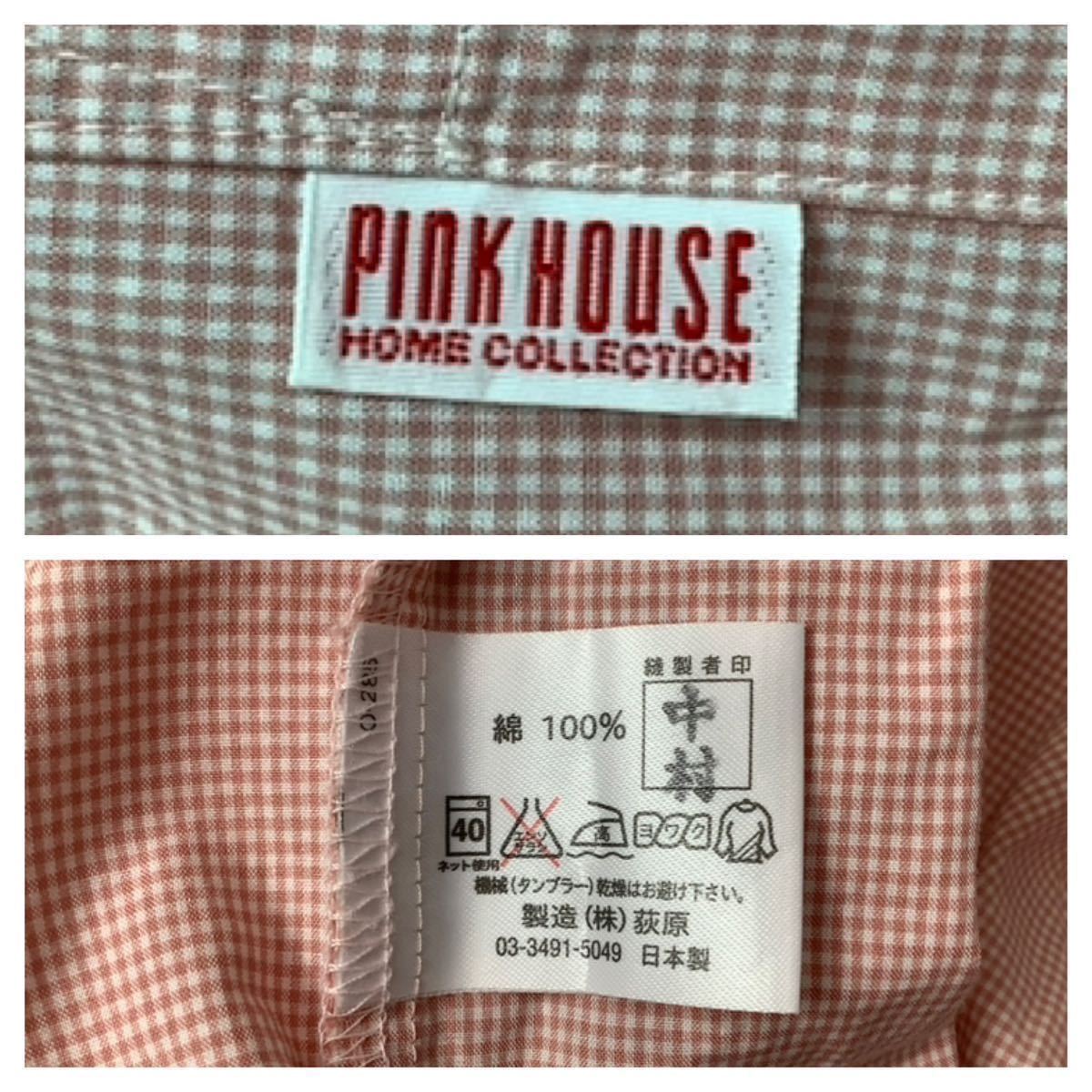 (レディース) PINK HOUSE ピンクハウス // チェック柄 エプロンドレス ワンピース・ジャンパースカート (ライトピンク系) サイズ F (M位)_画像6